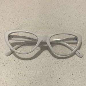 White Cat Eye frame